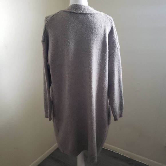 Cortefiel Women Wool Blend Knitted Cardigan Tan Brown Size Medium EUR - Picture 5 of 10